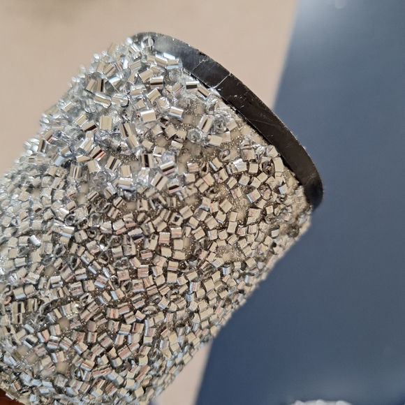 MM6 Maison Margiela Pre-owned Silver Beaded Mules - Picture 15 of 16